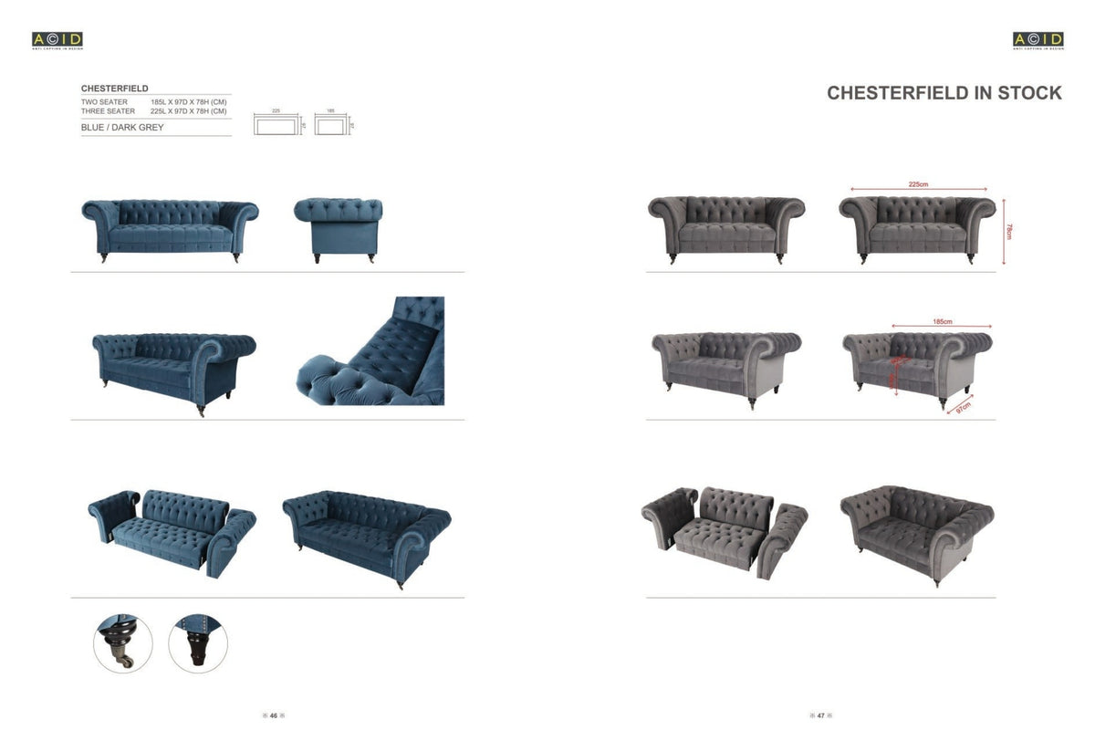 Luxury Fabric Sofa Set | 1, 2 & 3 Seater, Corner & Chaise Sofa Collection | Premium MDF Wood Frame