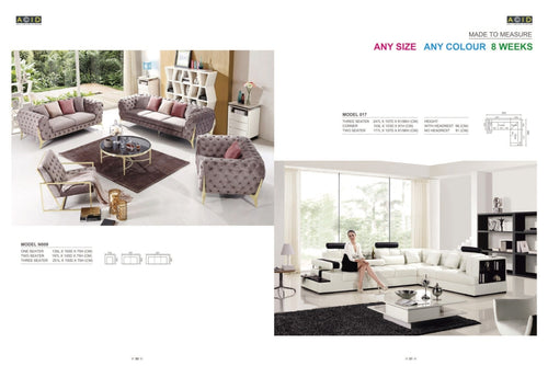 Complete 1, 2 & 3 Seater Sofa Set | Luxury Family Living Room Furniture | Premium MDF Wood