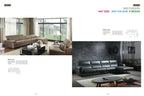 Modern 3 Seater Sofa with Single Chair & Chaise Lounge | Luxury Fabric Sofa Set