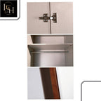 Modern MDF Wood Wardrobe Collection | 5 Door, 10 Door & L-Shaped Soft Closing Wardrobes