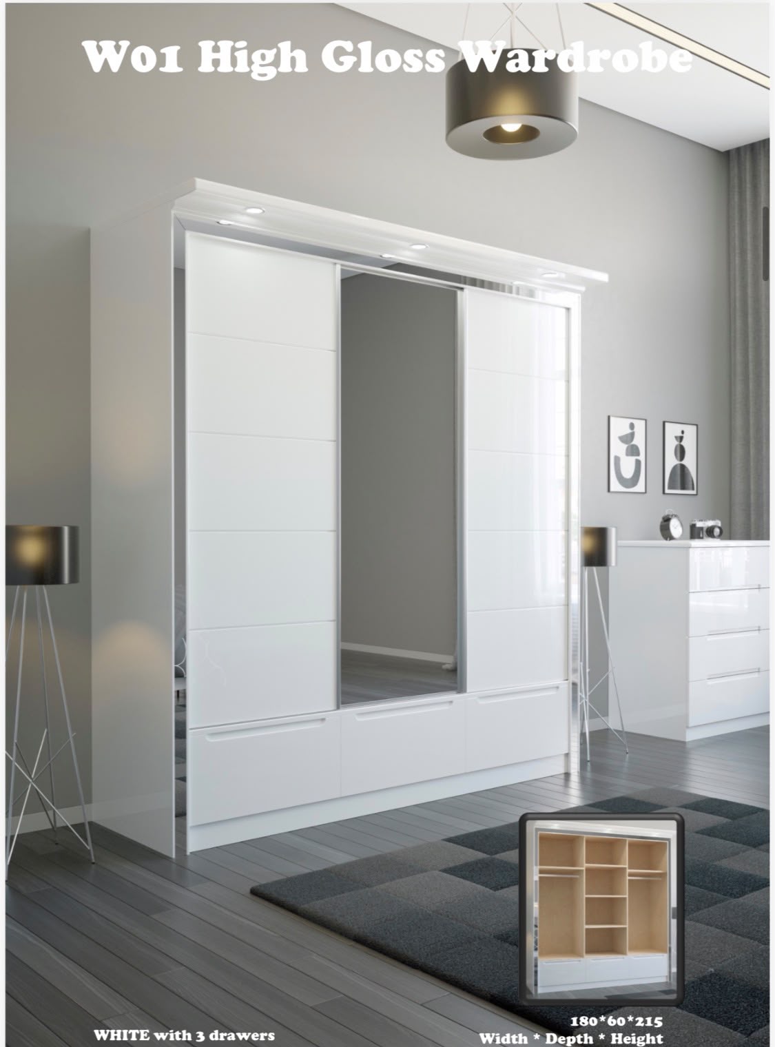 Sliding Wardrobes UK | Modern Mirrored & Wooden Sliding Door Wardrobes | Multiple Sizes & Colours