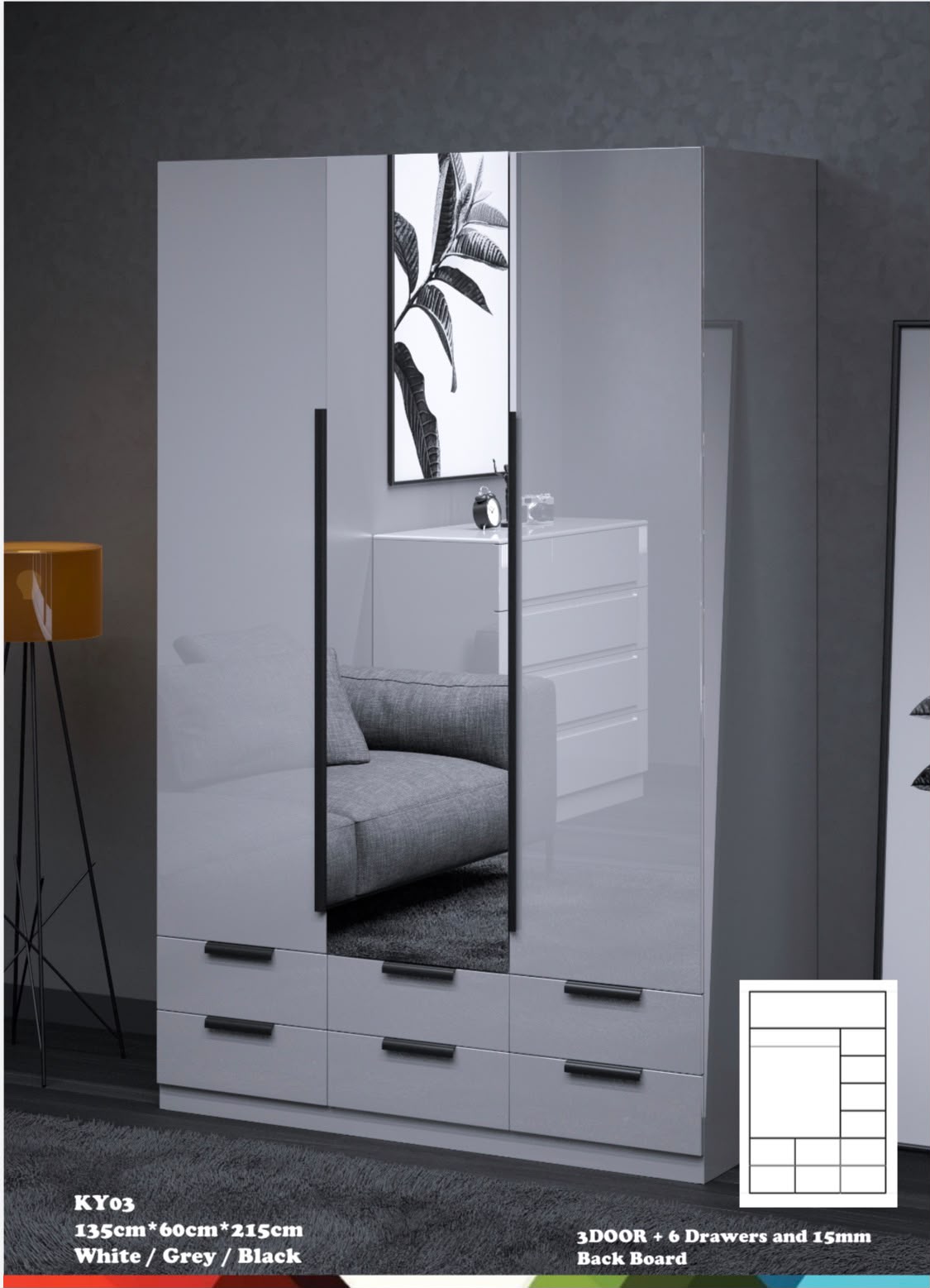 Sliding Wardrobes UK | Modern Mirrored & Wooden Sliding Door Wardrobes | Multiple Sizes & Colours