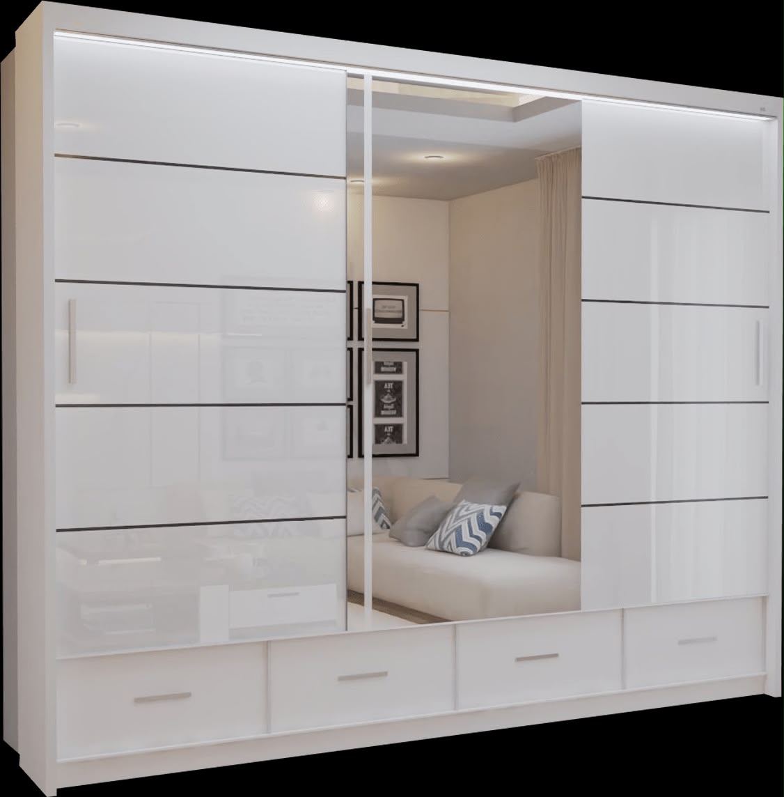 Sliding Wardrobes UK | Modern Mirrored & Wooden Sliding Door Wardrobes | Multiple Sizes & Colours