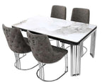 Louis Dining Table Set | Modern Luxury Dining Table & Chairs | UK Furniture