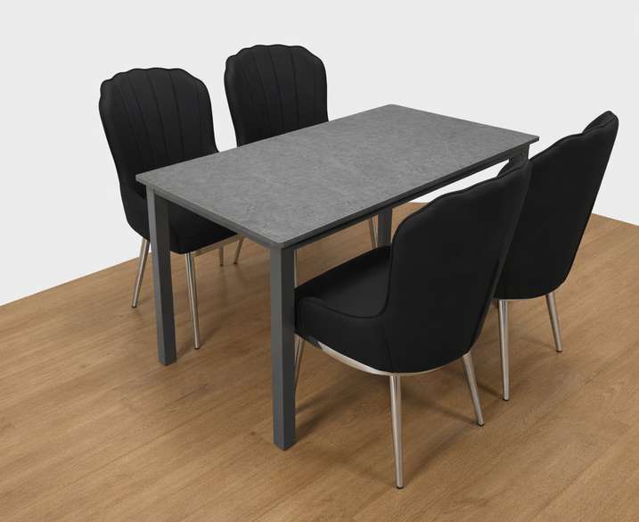 Rugby Dining Table Set | Luxury Modern Dining Table & Chairs | Dining Furniture UK