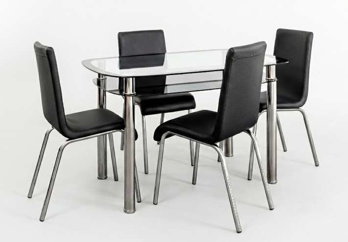 Budget Dining Table with 4 Chairs | Affordable Dining Table Set | Dining Furniture UK